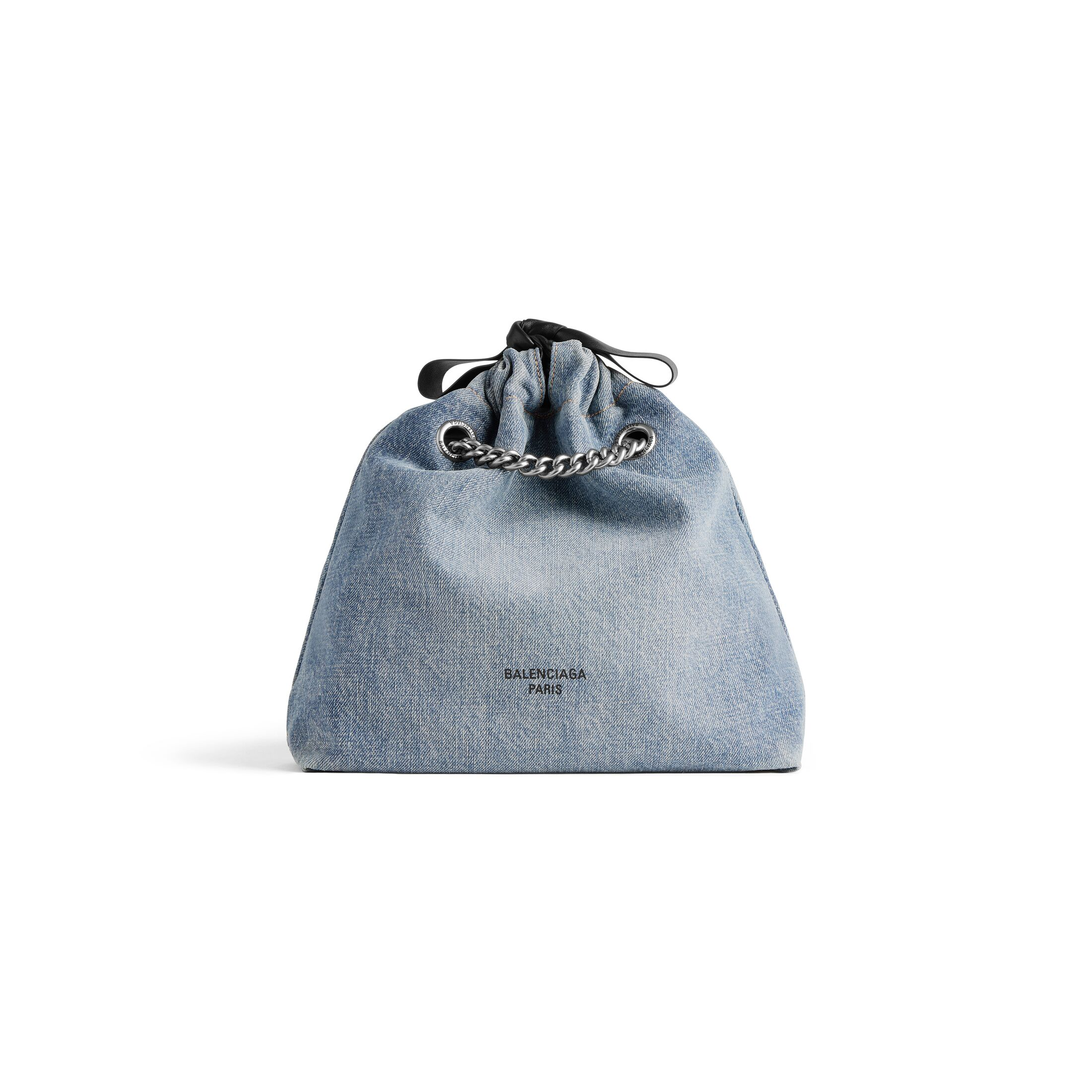 WOMEN'S CRUSH SMALL TOTE BAG DENIM IN BLUE
